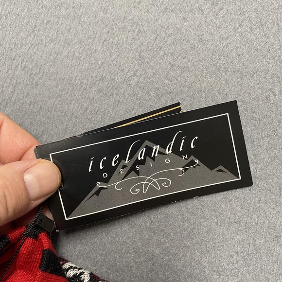 Icelandic Design Sweater Womens Large Black Fair Isle Full Zip Mock Neck Ski - Picture 4 of 11